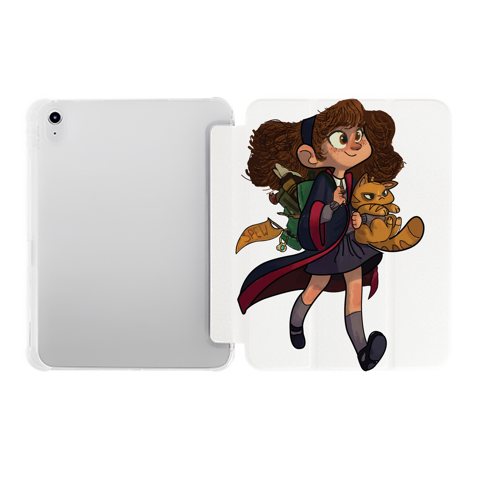 （画像用） Harry Potter ハリー・ポッターシリーズ IPad ケース ペン収納付き 三つ折りスタンド PUレザー×シリコン 対応機種9.5/10.5/10.9インチ